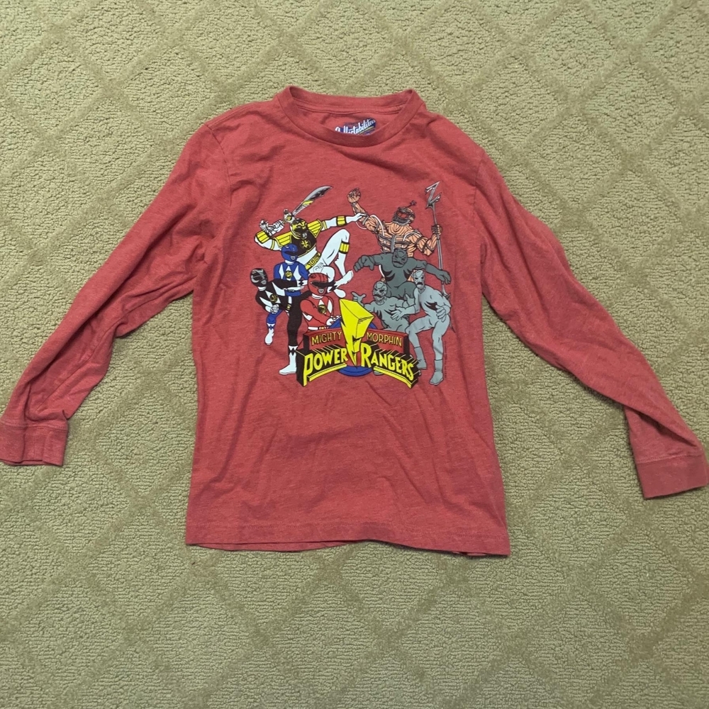 4/$20 Old Navy Power Rangers Graphic Long Sleeve